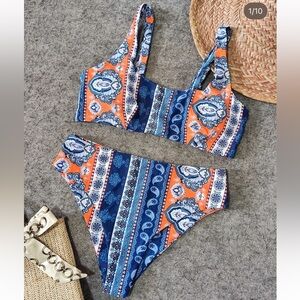 SHEIN - Boho Print Bikini